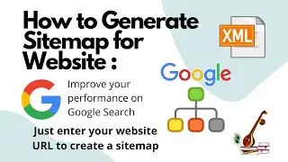 How to create sitemap for website | how to generate sitemap for website | xml sitemap for website
