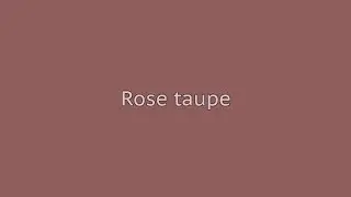 Rose taupe - Colortherapy meditation