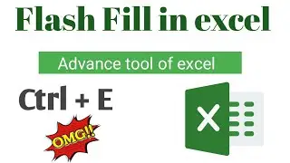 How to use flash fill in excel 2016 | how to use flash fill in excel | flash fill excel 2010