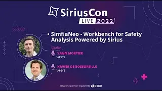 SiriusCon2022 - SimfiaNeo - Workbench for Safety Analysis powered by Sirius