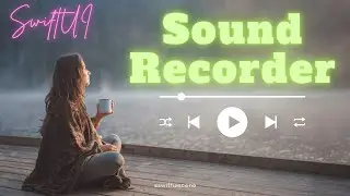 🎙️ Sound Recorder Record, Visualize & Play in Style with SwiftUI | Real Time FFT & Audio UI