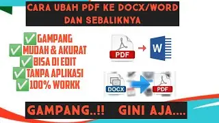 Cara ubah DOCX ke PDF dan sebaliknya