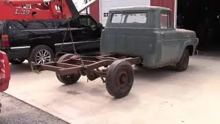 The 1959 Ford project gets new wheels.