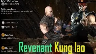 Update 1.6 Revenant Kung Lao Review MKX Android/IOS
