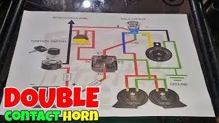 PAANO MAG WIRING NG DOUBLE CONTACT HORN PWEDE LOUD AT STOCK HORN