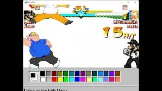 Mugen - SuperMario853 & Sonic vs MvC2 Homero & Peter