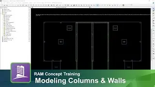Modeling Concrete Columns and Walls in RAM Concept