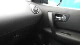 Снятие накладок дверных ручек Nissan Qashqai Ниссан Кашкай j10