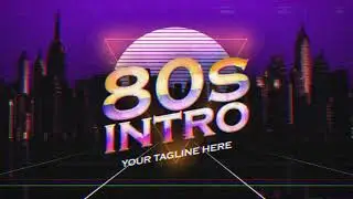 80s Retro Logo Intro | Videohive After Effects Template