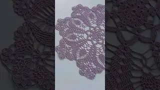 Очередной шедевр. Салфетка крючком.  
