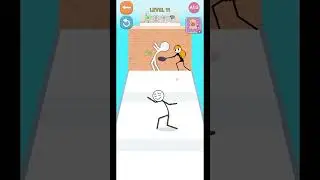 StickMen Run Through The Wall #shortsfeed #shortstrending