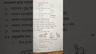 Mp कक्षा 6 वार्षिक पेपर || Class 6th Sanskrit Peper Annual Exam 2024,6th  संस्कृत paper