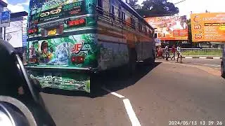 Mathugama 458 Horana PVT Bus, View in Horana Town