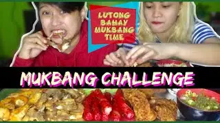 MUKBANG CHALLENGE ❤️ (LUTONG BAHAY) /PALANGGA 😊