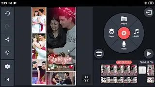 Love Video Editing Kinemaster | I Love You Video Editing| Love black screen template | Love Status ❤
