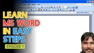 Microsoft Word tutorial | Episode 1 | Introduction to MS Word in easy steps | Technical Parinda