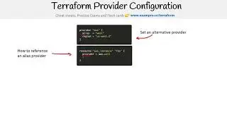 Terraform — Terraform Providers Configuration