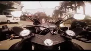 Yamaha R25 testride Cirendeu