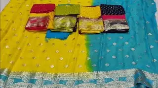 Beautiful Georgette & Fancy sarees with with low price & singles available| No GST & Exchange 👍