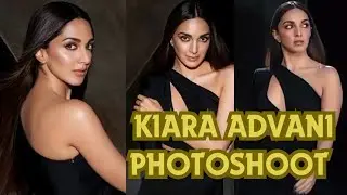 Finally Revealed Sexy Kiara Advani Latest Hot Photoshoot In Sexy Black Dress