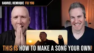 Gabriel Henrique takes Coldplay’s Fix You to church!! | Vocal Coach & Songwriter React