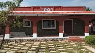 1000 square feet farm house | 1000 square feet pannai veedu |