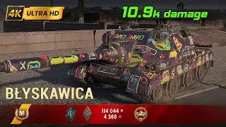 Blyskawica 💥 4 Kills / 10.9k Damage 💥 WoT Replay #242