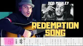 Redemption Song | Fingerstyle |  Bob Marley guitar cover with Tutorial + TAB
