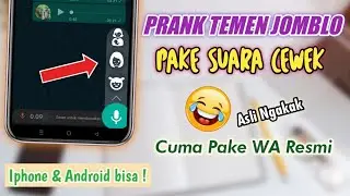 Cuma Pake WA Original | CARA MENGUBAH SUARA VOICE NOTE COWOK MENJADI CEWEK  - Molukukus Tutorial