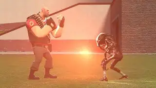 Tf2 classes vs fast zomibes (Gmod) AI battles