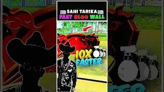 Free Fire mai Fast Gloo Wall kaise lagaye 😅 | Fast Gloo wall Tricks 