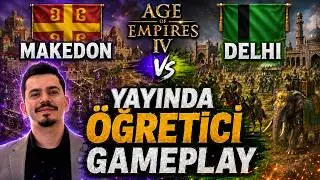 Makedon Oyun İçi Öğretici Anlatım | 1vs1 | Age Of Empires 4