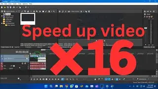 Speed Up Video x16 in Sony Vegas