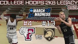 ROUND OF 64 vs #13 ARMY! - College Hoops 2K8 Legacy (Part 59/S5)