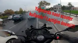 Yağmurda Scooter nasıl kullanılır? Lastiğin önemi?  Xmax 300