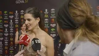 Premios Goya Clara Lago en la Alfombra roja de los #Goya2020