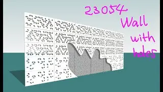23054 - Wall with holes in Revit