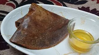 Sweet Ragi Dosa ( Sweet Finger Millet Dosai)