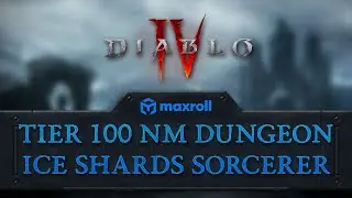 Ice Shards Sorcerer T100 Nightmare Dungeon  - Diablo 4 Season 1