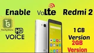Redmi2/prime how to VoLTE enable