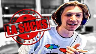 xQc's First Reaction After Moving to LA