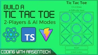 Create a Tic-Tac-Toe Game using React JS | 2-Player & AI Modes