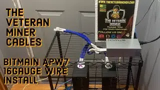 Bitmain apw7 The Veteran Miner cable install