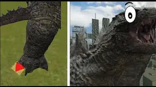 Godzilla Stubs His Toe [GMOD]     #godzilla #minecraft