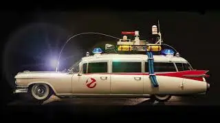 1 hour SFX Sound Effects - Ghostbusters Ecto-1 siren start up, running and shut down