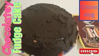 How to make a Chocolatey Fudge Cake | Cocoa vlog recipe