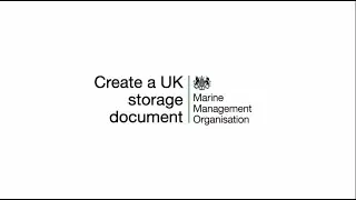 How to create a UK storage document