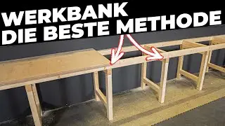 Stabiler UND einfacher kann man eine Werkbank nicht bauen!