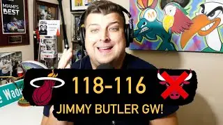 Jimmy Butler Hits Game Winner At Buzzer! Miami Heat Beat Bulls!