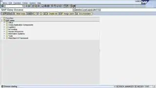 FS1. SAP tutorial: How to navigate in SAP ERP